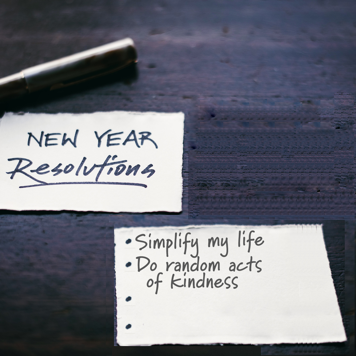 new years resolution