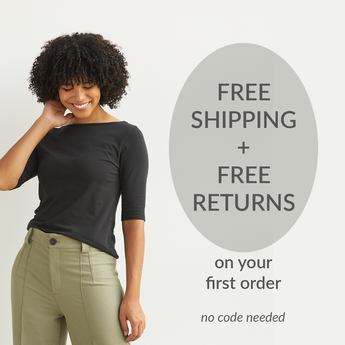 free shipping and free returns shop now