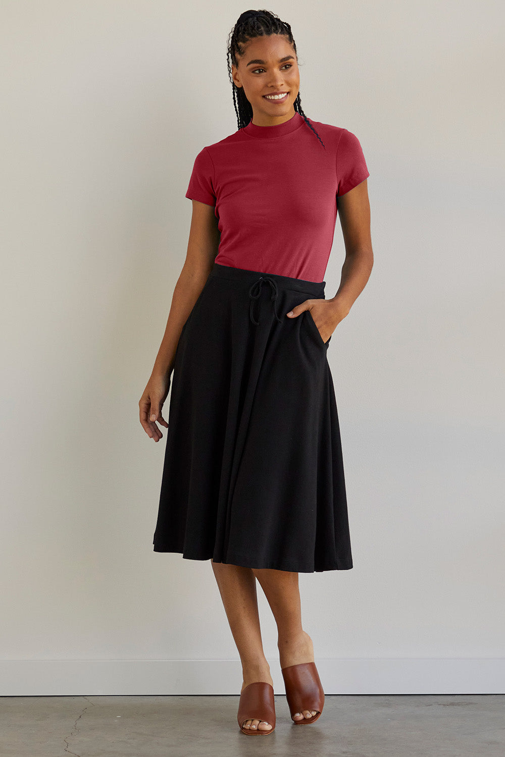 midi skirt