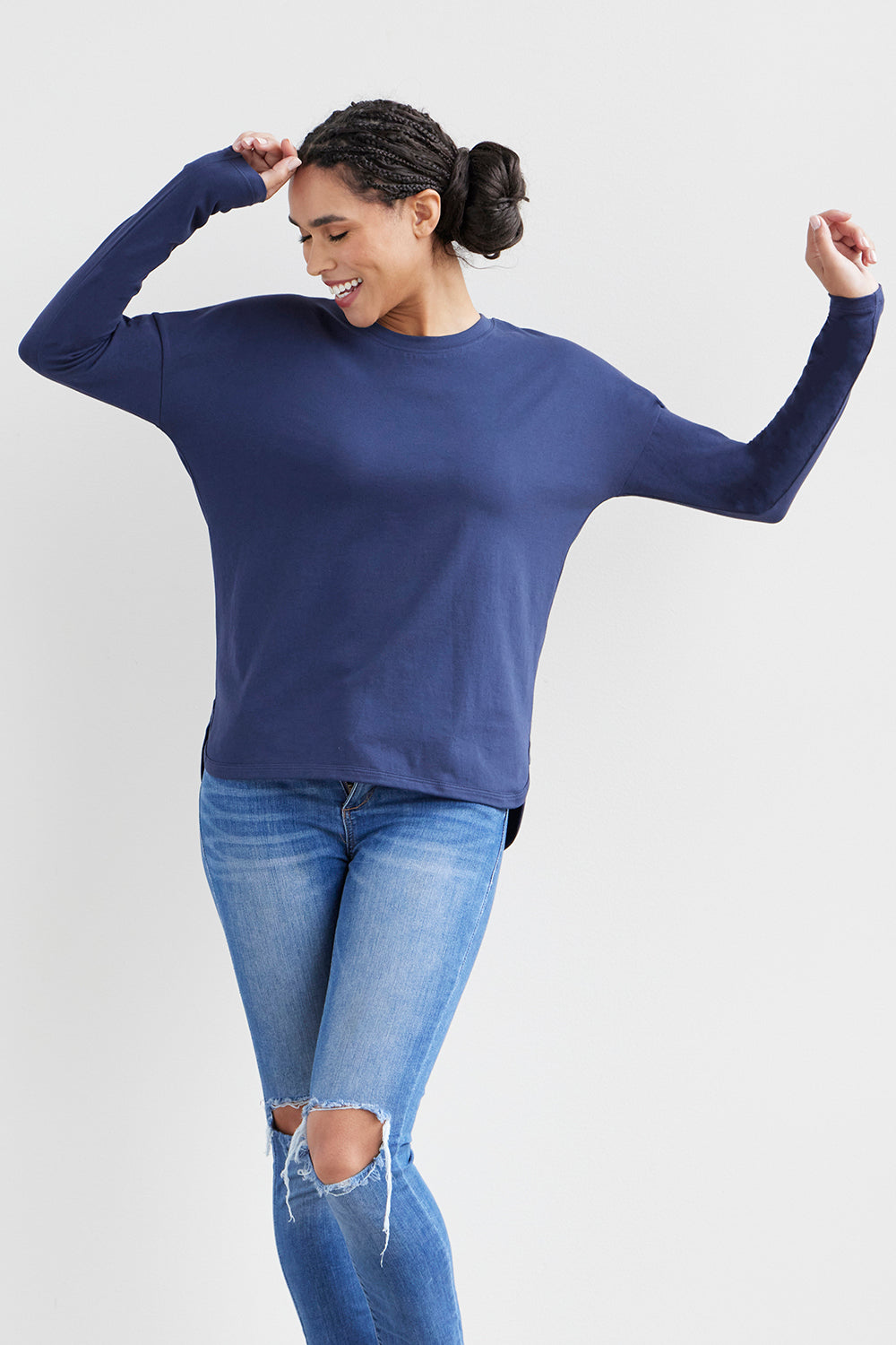 organic dolman sleeve tee