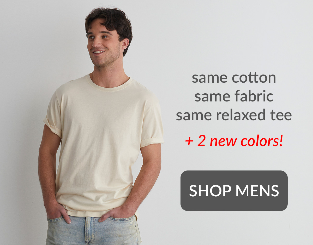 mens organic crew neck t-shirt