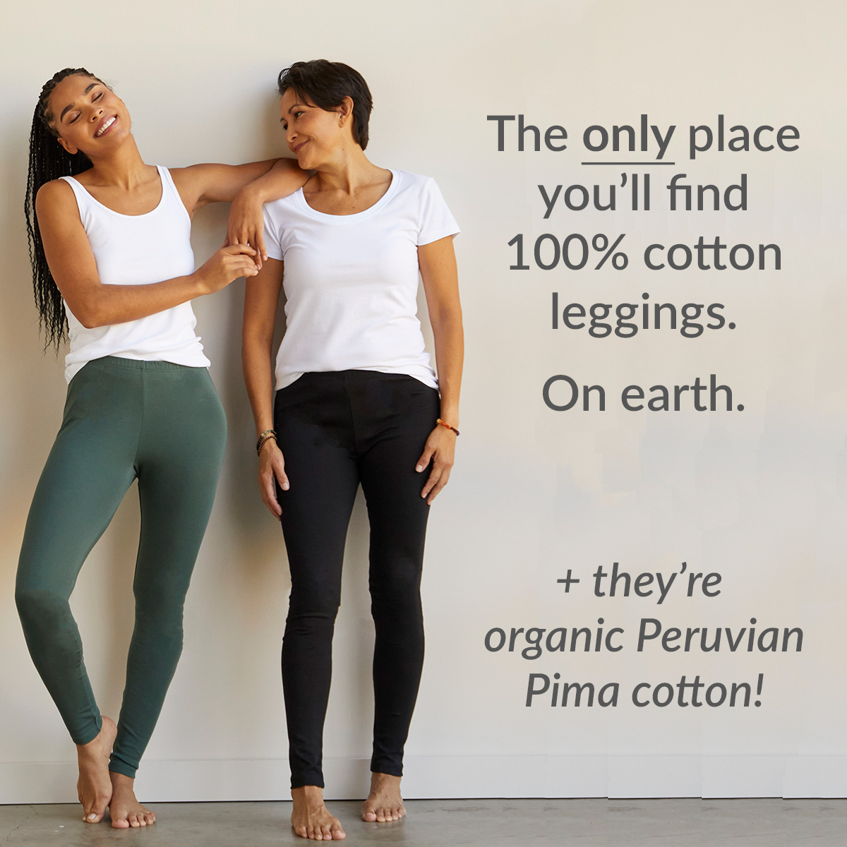 womens organic cotton leggings