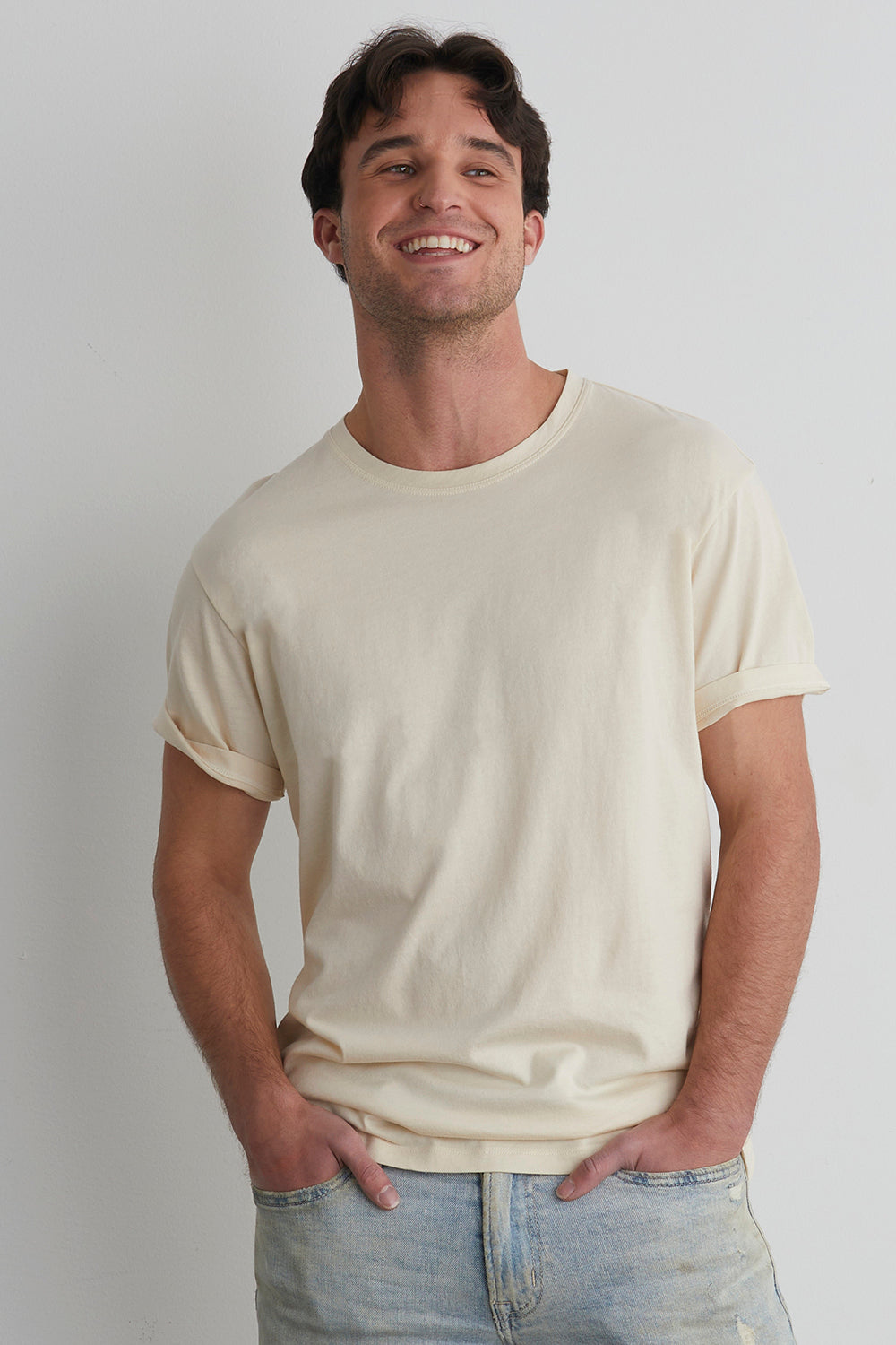 mens crew neck tee