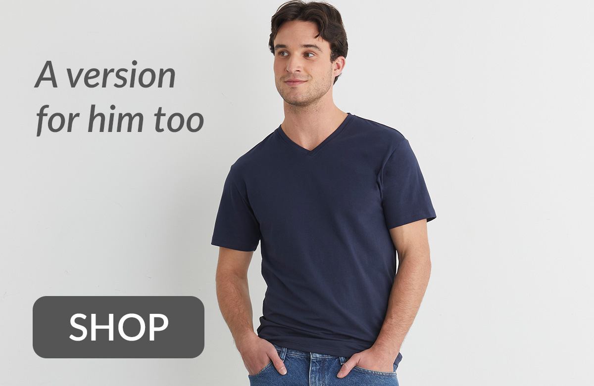 mens organic v-neck t-shirt