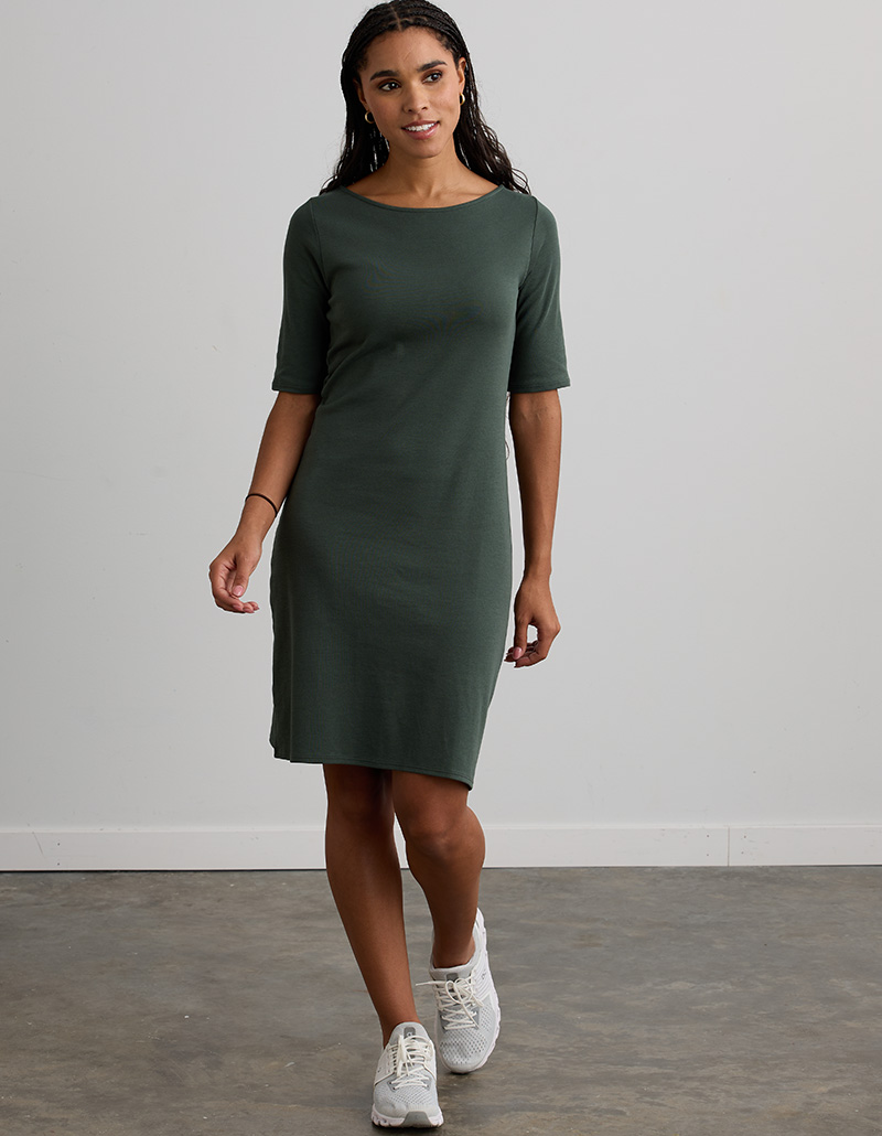 boat neck dress