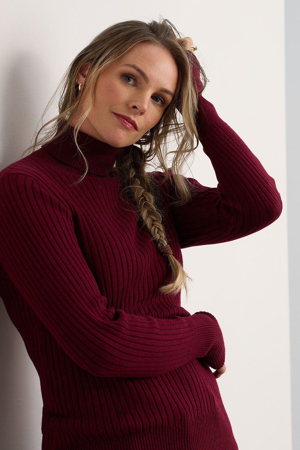 organic turtleneck sweater